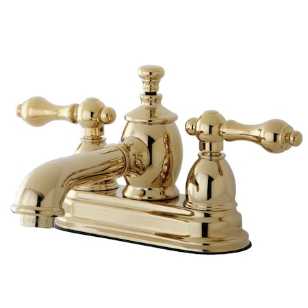 Kingston Brass KS7002AL 4" Centerset Bathroom Faucet, Polished Brass KS7002AL